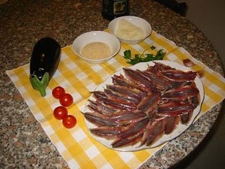 TORTINO DI MELANZANE ED ALICI